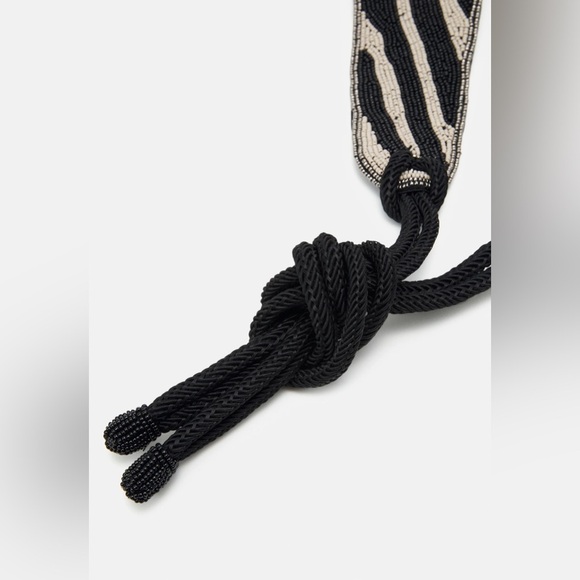 NWOT Max&Co Max Mara Label-cut Belt with Embroidered Beads Sz:S Spring/Summer main image 15
